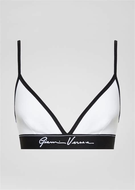 versace collection bralette|versace bralette top.